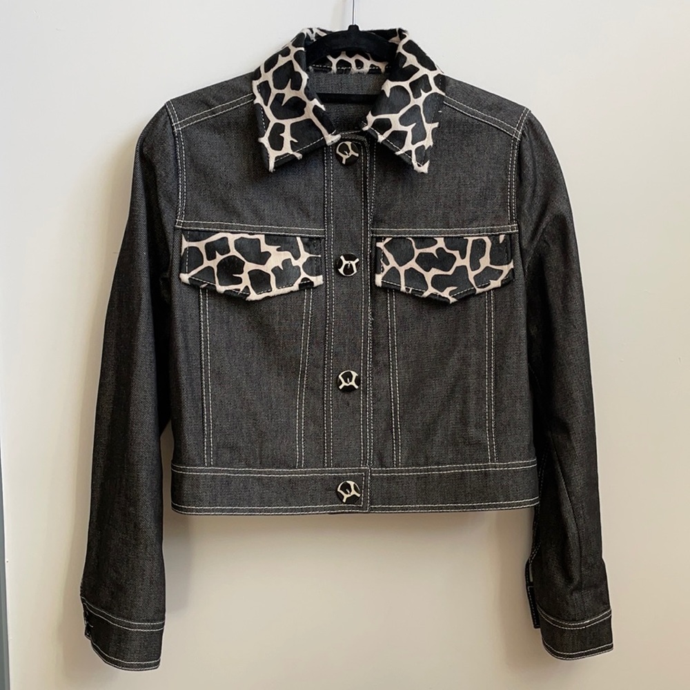 EDUN cropped denim jacket
